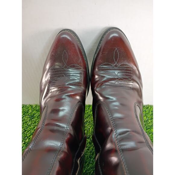 Laredo Men 9EW Burnt Apple Leather Side Zip Traditional Boots main image 10